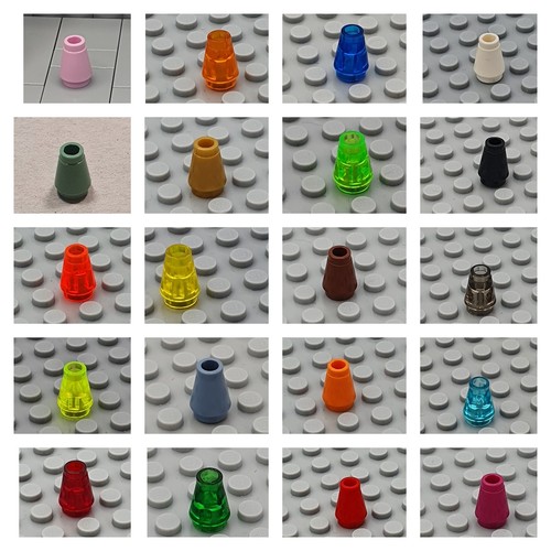 Lego 10x cono 1x1 - cono,