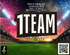 Badge Patch France 2025/26 Ligue 1 et Ligue 2 1 TEAM  Officiel foot OM PSG Lens