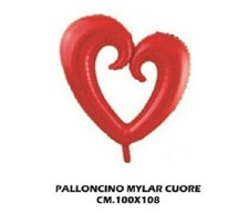 PALLONCINI MYLAR CUORE ROSSO