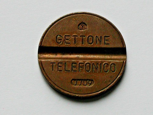 7709 cmm italy gettone - 7709,