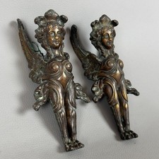 Antica Coppia Fregi Bronzo
