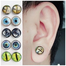 Gauges Stud Earrings Flat Back