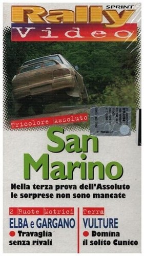 Rally sprint video vhs - video,