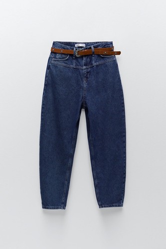 Nwt zara z1975 slouchy - slouchy, belted