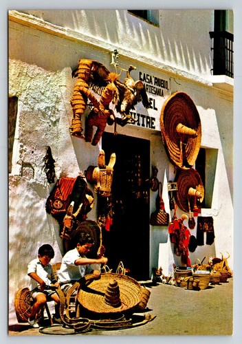 Vintage postcard mijas costa - postcard,