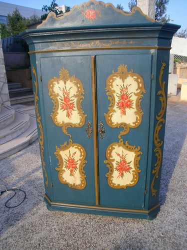Armadio tirolese dipinto - armadio,