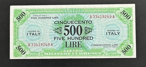 500 lire serie - lire, 1943