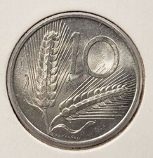 1952 Italy 10 Lire - SKU-F4959