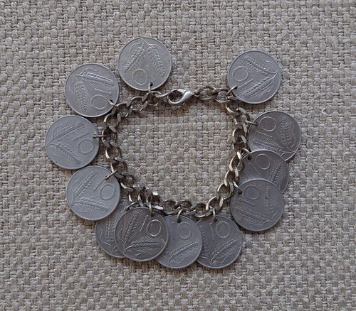 Bracciale con charms - , monete
