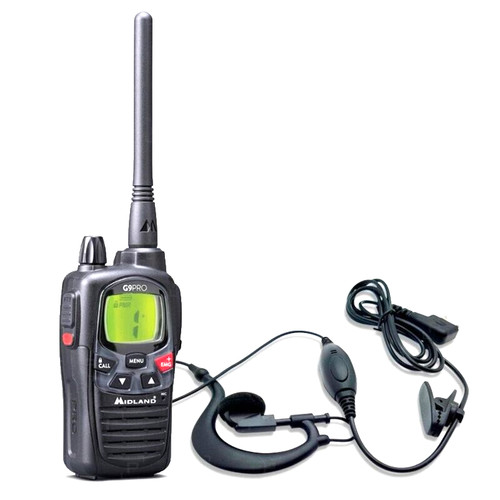 Walkie midland pro - g9, cuffie