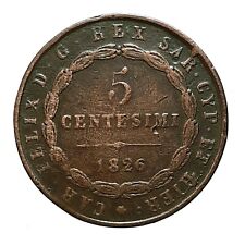 [NC] CARLO FELICE - 5 CENTESIMI 1826 TORINO (nc190b)