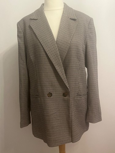 Blazer mango check taglia xl - blazer,