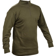 LUPETTO ESERCITO ITALIANO DOLCEVITA MILITARE MISTO LANA COLLO ALTO ZIP TAGLIA L