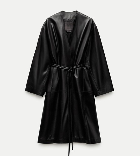 Cappotto zara 100 - cappotto, pelle