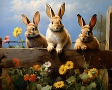 Quadro dipinto olio animali