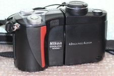 Fotocamera compatta vintage Nikon Coolpix 4500 rara Japan DA TESTARE NO BATTERIA