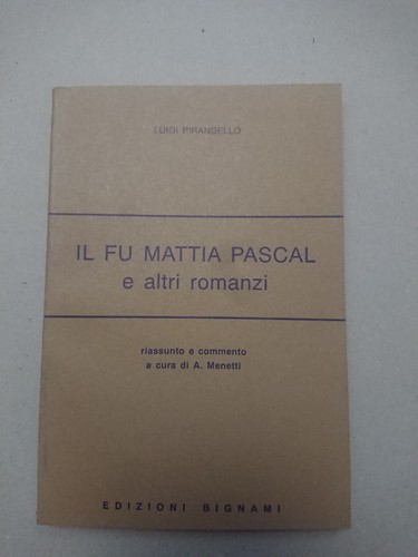 Mattia pascal e altri - fu,