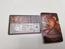 BIGLIETTO STUB FC BAYERN V