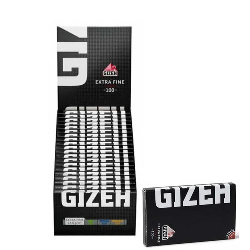 Cartine gizeh nere extra - gizeh, fine