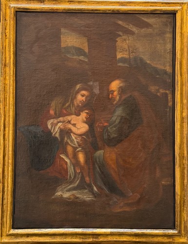 Dipinto antico olio tela - dipinto,