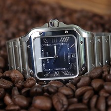 Cartier Santos Blu Large | 2023 | 40 mm | Scatola e documenti | Rif. WSSA0030