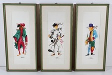 Acquarelli su carta di maschere del carnevale