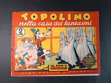 fumetto NEL REGNO di TOPOLINO... nella casa dei fantasmi - n 37 - 1937