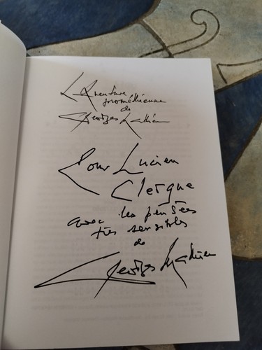 Mathieu georges envoi dedicace - mathieu,