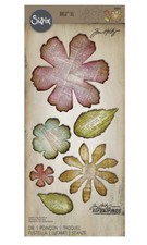TIM HOLTZ Sizzix BIGZ *JUMBO FIORI A BRANDELLI* Die 659441 ALTERAZIONI