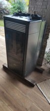 Termostufa a pellet Idro Ravelli HRV 120 PLUS 12 kW alluminio, vetro.