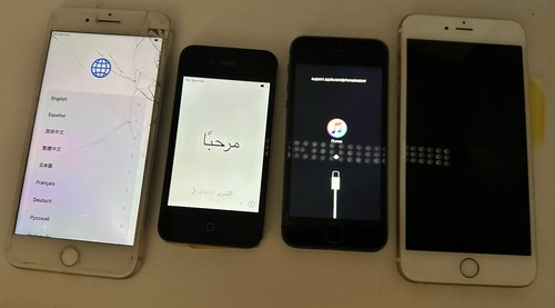 Lot iphones mixed models - 4,