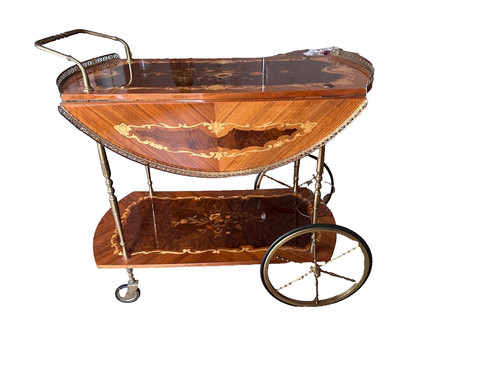 Credenza antica carrello - credenza,