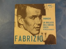 7" ITALY - FABRIZIO DE ANDRÈ