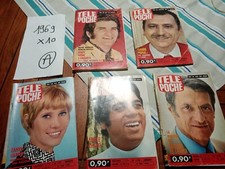LOT 5 magazines tv 1969 télé poche-Danièle gilbert/Claude pieplu/mitchell eddy