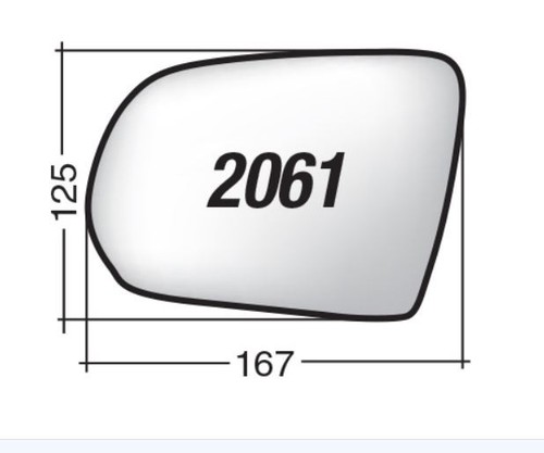 Per jeep compass - 2017, vetro