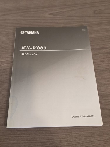 Yamaha v665 instruction - rx-v665,
