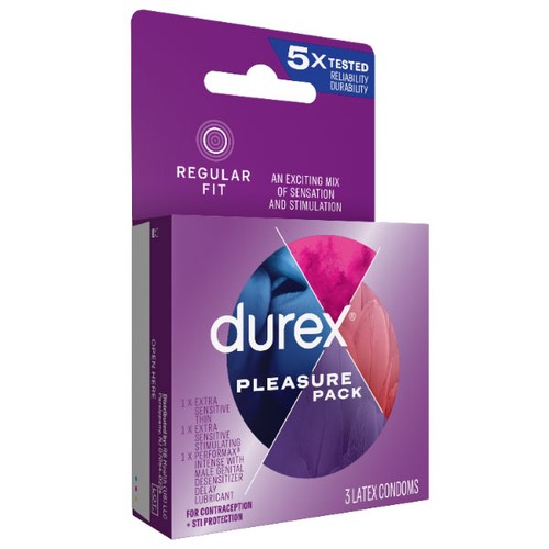 Durex pleasure latex - pleasure, 3