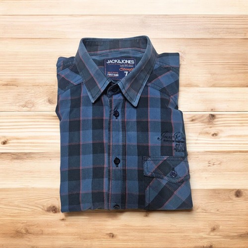 Camicia blu quadri jack - blu, e