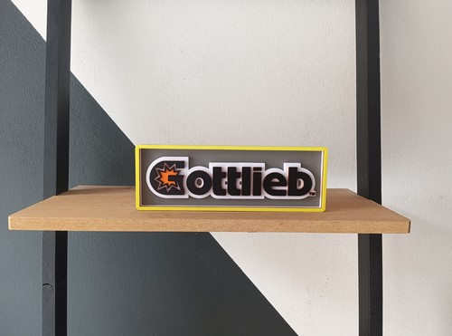 Plaque deco flipper gottlieb - plaque,