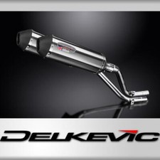 Kit Bidone Silenziatore Scarico Inox Honda NX650 Dominator 1995-2002 343mm X-Oval