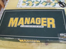 MANAGER  Gioco da tavolo  di societa' Eg Editrice Giochi 1980 