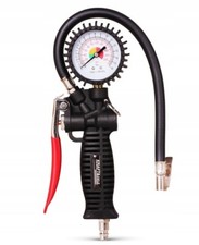 Manometro Pressione Gomme Lunghezza Tubo 40cm Uso Professionale