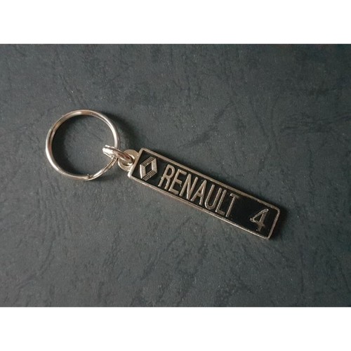 Porte clés plaque - renault, 4