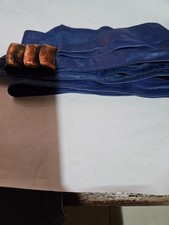 Cintura fusciacca vintage in pelle con abbellimento in bronzo