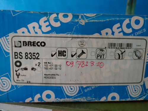 Dischi freno anteriori breco - freno,