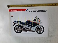 Honda CBR 1000 F 1989 depliant italiano moto originale brochure