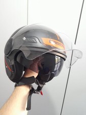 casco jet doppia visiera