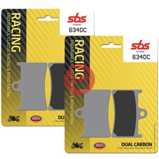 KIT 4 PASTIGLIE FRENO ANTERIORE SBS 634DC SINTER YAMAHA YZF R1 1000 2015-2018