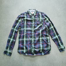 Camicia Levi's uomo S small vestibilità standard boscaiolo manica lunga quadri