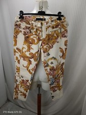 Articolo e219 jeans just cavalli con fantasia oro su bianco tg w30 it 44 in coto